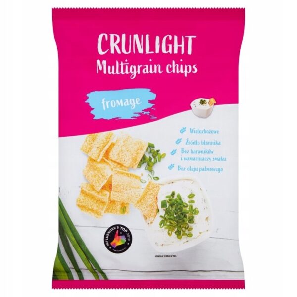 Chrupki wielozbożowe Chipsy fromage 70g -Crunlight - 3cc80244e11293dd3caf12296fea6a15 -