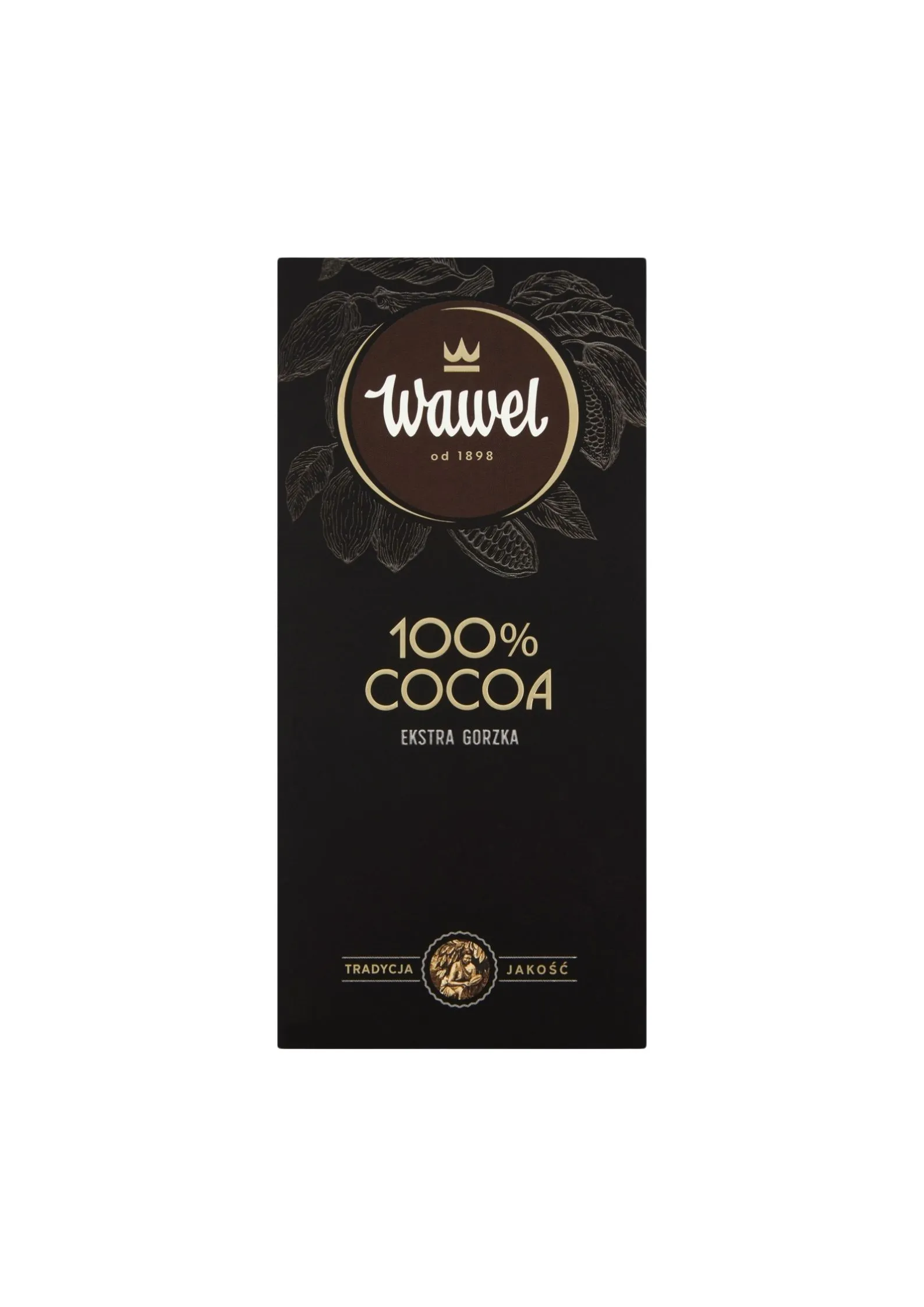 Czekolada-Ekstra-Gorzka-Premium-100_-Cocoa-80g-Wawel Czekolada Ekstra Gorzka Premium 100% Cocoa 80g Wawel