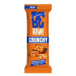 BeRaw Baton Orzechowy Crunchy z Karmelem 40g