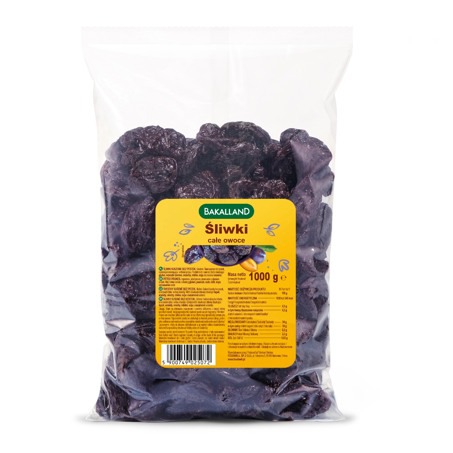 d3548dce4203e07840e32781f7642450.jpg Śliwki Suszone 1 kg Bakalland - d3548dce4203e07840e32781f7642450 -