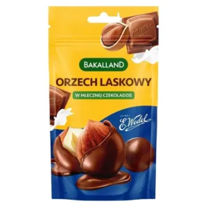 Orzechy Laskowe w Mlecznej Czekoladzie Wedel 72g Bakalland