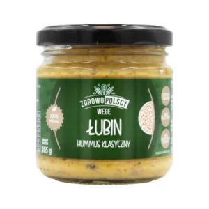 Hummus Klasyczny z Łubinu 185g Zdrowopolscy WEGE