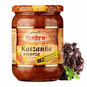 Kaszanka z wieprza kiszka 450 g Szubryt