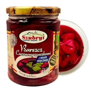 Barszcz czerwony z uszkami z mięsem Szubryt 480g