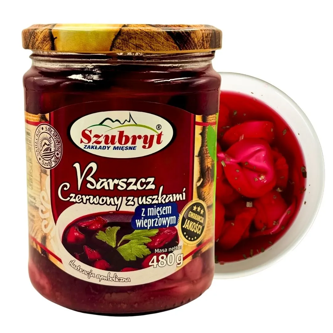 barszcz-czerwony-z-uszkami-z-miesem-szubryt-480g Barszcz czerwony z uszkami z mięsem Szubryt 480g