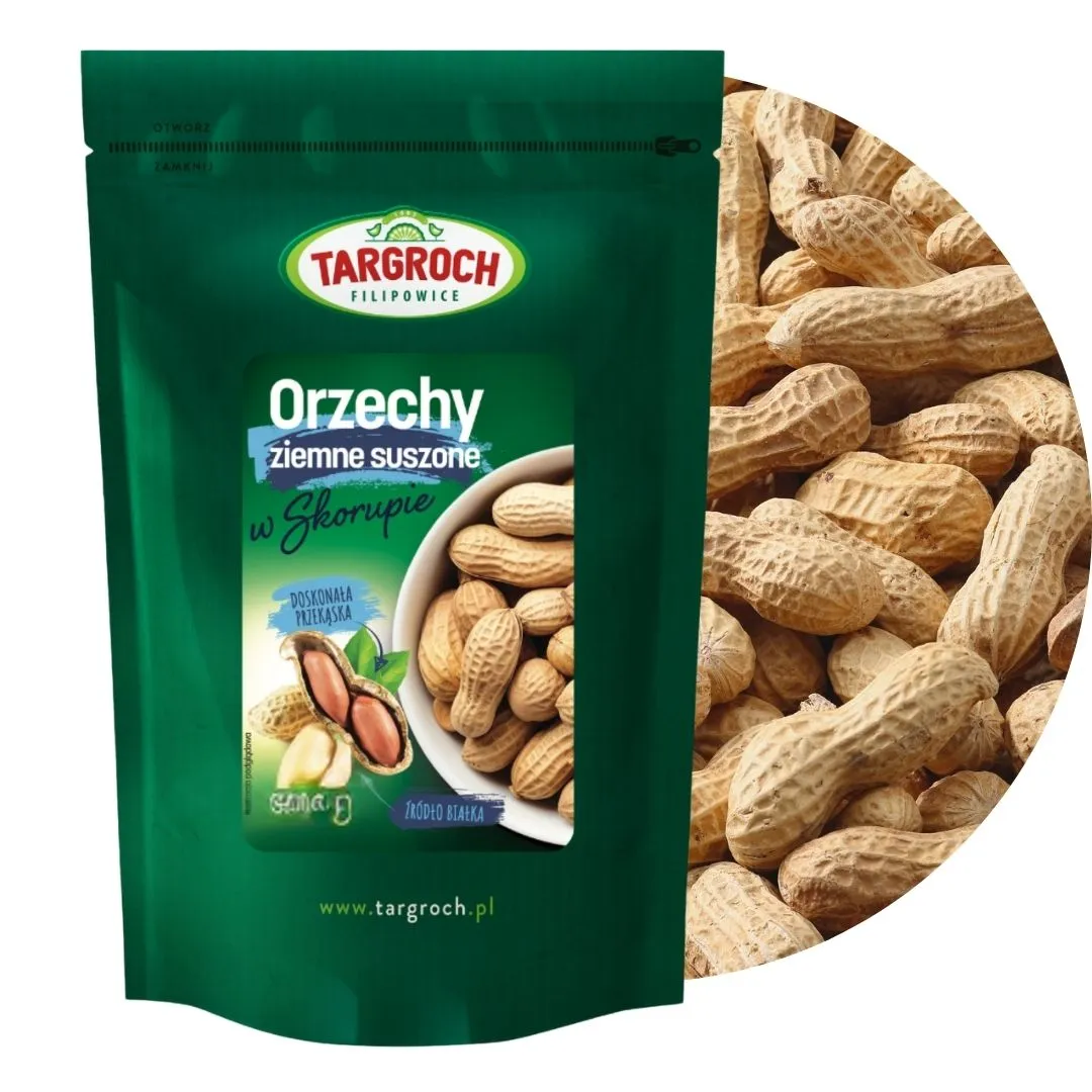 orzechy-ziemne-suszone-w-skrorupie-500-g_1_ Fistaszki orzeszki ziemne Targroch 500 g